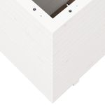 Casa si Gradina - Gradinarit si plante - Plante si ghivece - Ghivece si suporturi - Jardiniera de gradina, alb, 90x40x72,5 cm, lemn masiv de pin - Infinity.ro