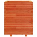 Casa si Gradina - Gradinarit si plante - Plante si ghivece - Ghivece si suporturi - Jardiniera de gradina, maro ceruit 60x60x72,5 cm lemn masiv pin - Infinity.ro