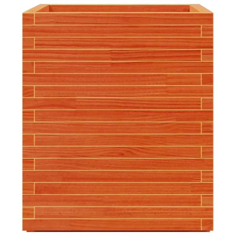 Casa si Gradina - Gradinarit si plante - Plante si ghivece - Ghivece si suporturi - Jardiniera de gradina, maro ceruit 60x60x72,5 cm lemn masiv pin - Infinity.ro