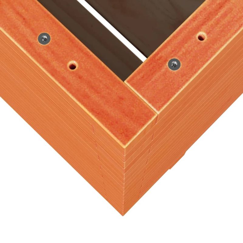 Casa si Gradina - Gradinarit si plante - Plante si ghivece - Ghivece si suporturi - Jardiniera de gradina, maro ceruit 60x60x72,5 cm lemn masiv pin - Infinity.ro