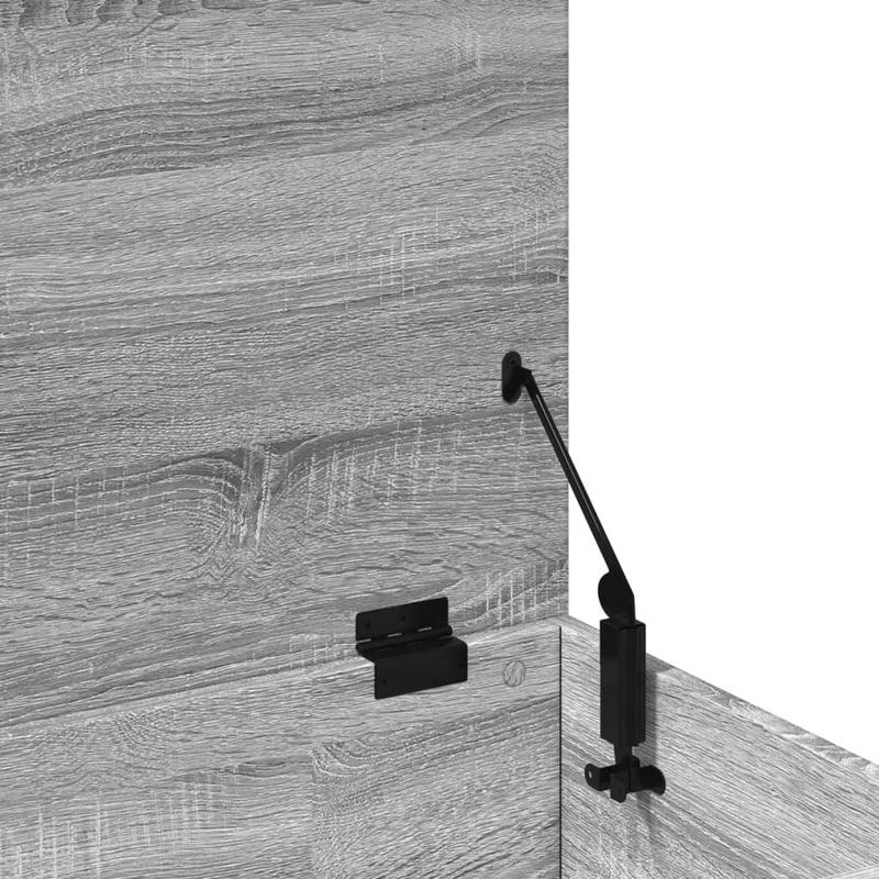 Casa si Gradina - Mobilier - Organizare si depozitare - Cutii depozitare - Cutie de depozitare, gri sonoma, 100x42x46 cm, lemn prelucrat - Infinity.ro