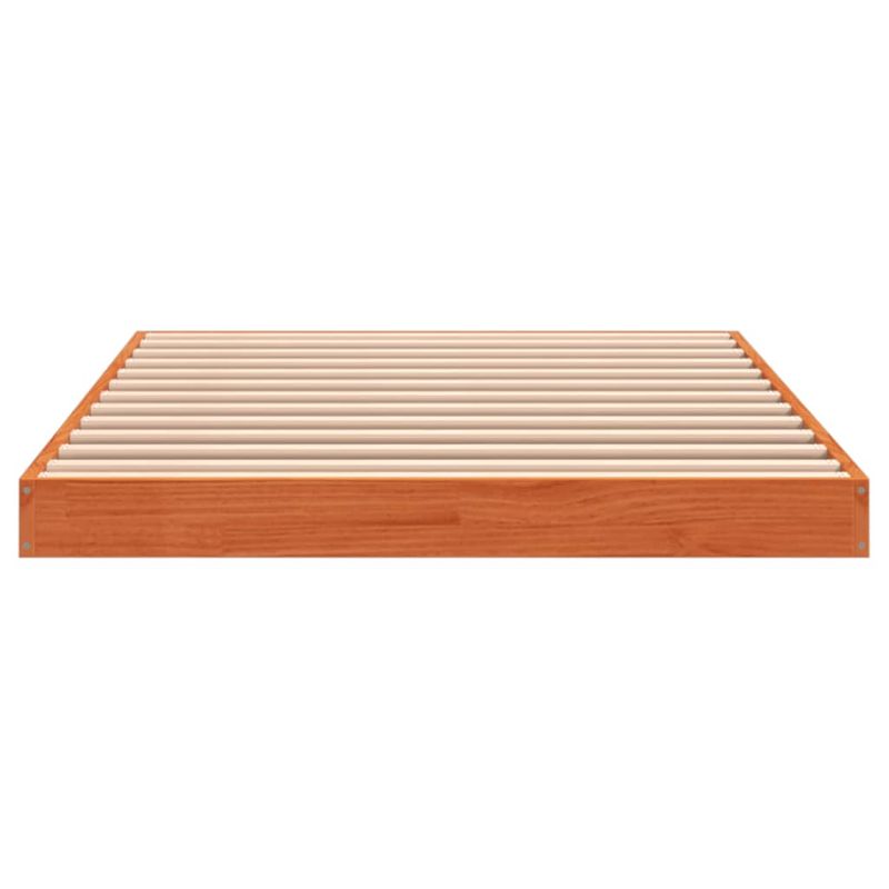 Casa si Gradina - Mobilier - Paturi si accesorii - Paturi - Cadru de pat, maro ceruit, 100x200 cm, lemn masiv de pin - Infinity.ro