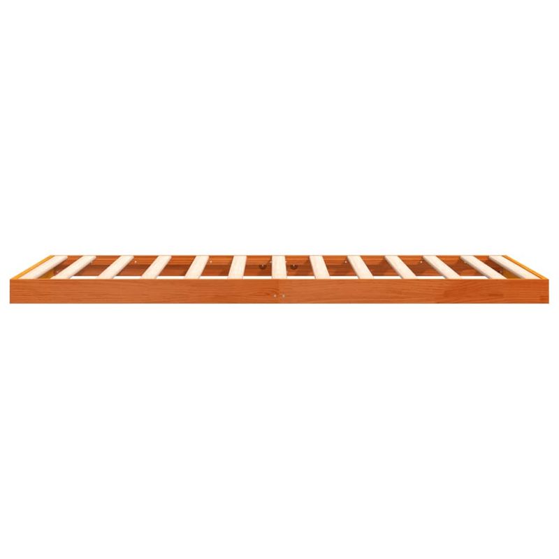 Casa si Gradina - Mobilier - Paturi si accesorii - Paturi - Cadru de pat, maro ceruit, 100x200 cm, lemn masiv de pin - Infinity.ro