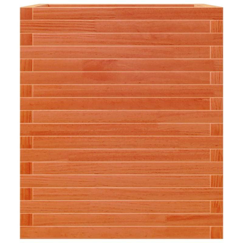 Casa si Gradina - Gradinarit si plante - Plante si ghivece - Ghivece si suporturi - Jardiniera gradina, maro ceruit, 60x60x68,5 cm, lemn masiv pin - Infinity.ro