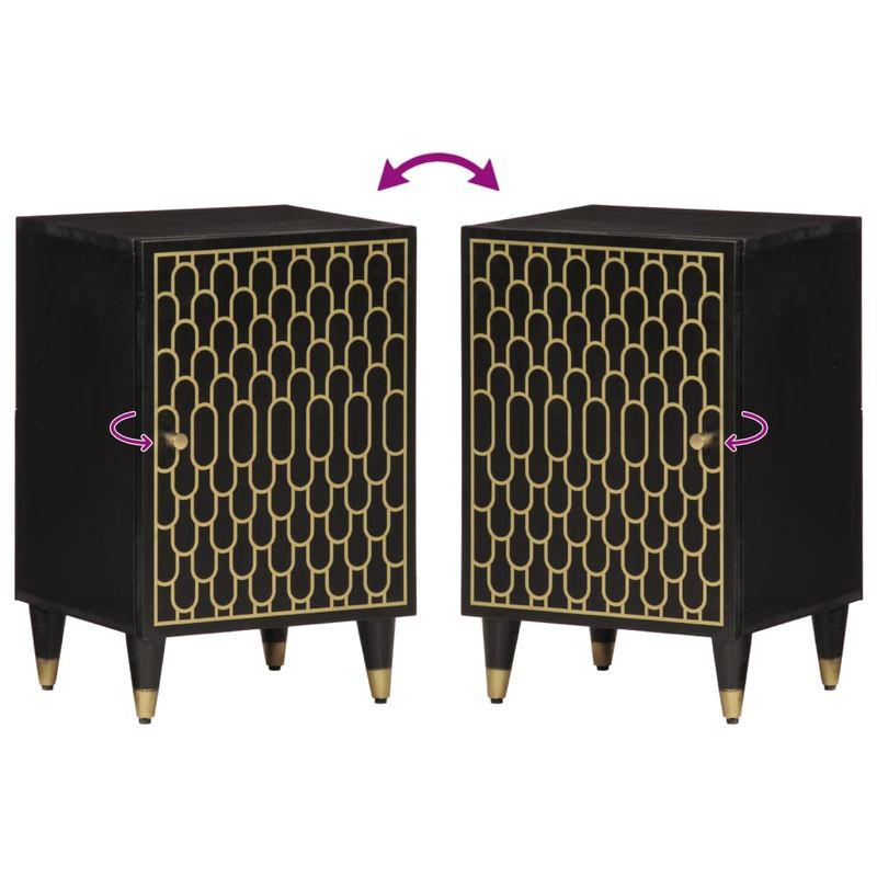 Casa si Gradina - Mobilier - Mobilier baie - Comode baie - Dulap de baie, 38x33x58 cm, lemn masiv de mango - Infinity.ro