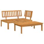 Casa si Gradina - Gradina si terasa - Mobilier exterior - Canapele si fotolii gradina - Set canapea din paleti de gradina, 2 piese, lemn masiv acacia - Infinity.ro
