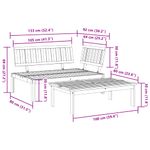 Casa si Gradina - Gradina si terasa - Mobilier exterior - Canapele si fotolii gradina - Set canapea din paleti de gradina, 2 piese, lemn masiv acacia - Infinity.ro