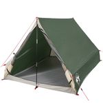 Sport si Outdoor - Camping - Corturi camping - Cort de camping cu cadru A, 2 persoane, verde, impermeabil - Infinity.ro
