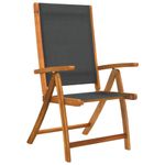 Casa si Gradina - Gradina si terasa - Mobilier exterior - Seturi mobila gradina - Set mobilier de gradina, 5 piese, lemn masiv acacia/textilena - Infinity.ro
