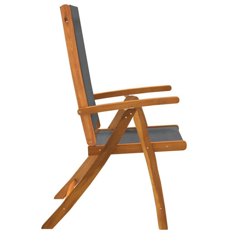 Casa si Gradina - Gradina si terasa - Mobilier exterior - Seturi mobila gradina - Set mobilier de gradina, 5 piese, lemn masiv acacia/textilena - Infinity.ro