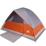 Sport si Outdoor - Camping - Corturi camping - Cort de camping pentru 4 persoane, gri/portocaliu, impermeabil - Infinity.ro