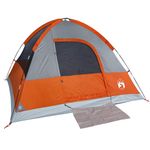 Sport si Outdoor - Camping - Corturi camping - Cort de camping pentru 4 persoane, gri/portocaliu, impermeabil - Infinity.ro