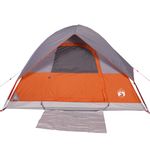 Sport si Outdoor - Camping - Corturi camping - Cort de camping pentru 4 persoane, gri/portocaliu, impermeabil - Infinity.ro