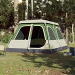 Sport si Outdoor - Camping - Corturi camping - Cort de familie cupola, 10 persoane, setare rapida, verde - Infinity.ro