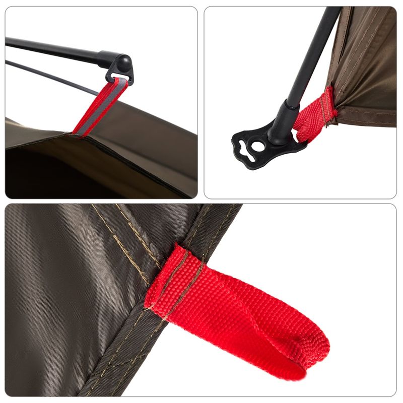 Sport si Outdoor - Camping - Corturi camping - Cort de pescuit pentru 4 persoane, maro, setare rapida - Infinity.ro