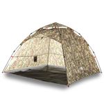 Sport si Outdoor - Camping - Corturi camping - Cort de pescuit pentru 4 persoane, camuflaj, setare rapida - Infinity.ro
