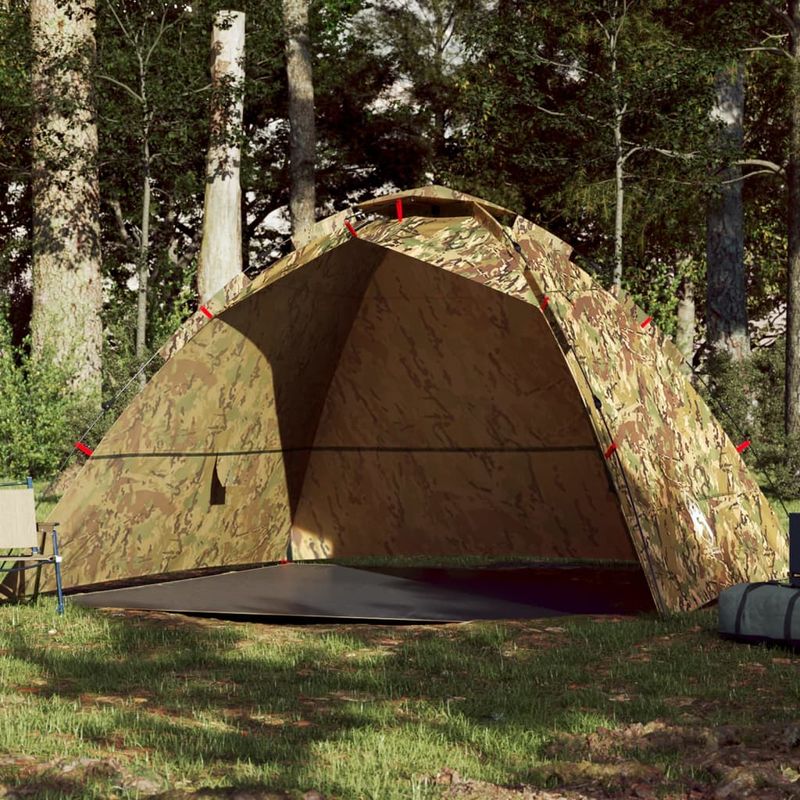 Sport si Outdoor - Camping - Corturi camping - Cort de pescuit pentru 4 persoane, camuflaj, setare rapida - Infinity.ro