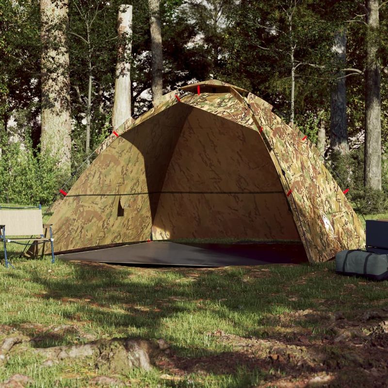 Sport si Outdoor - Camping - Corturi camping - Cort de pescuit pentru 4 persoane, camuflaj, setare rapida - Infinity.ro