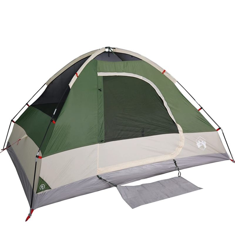 Sport si Outdoor - Camping - Corturi camping - Cort de camping cupola pentru 6 persoane, verde, impermeabil - Infinity.ro