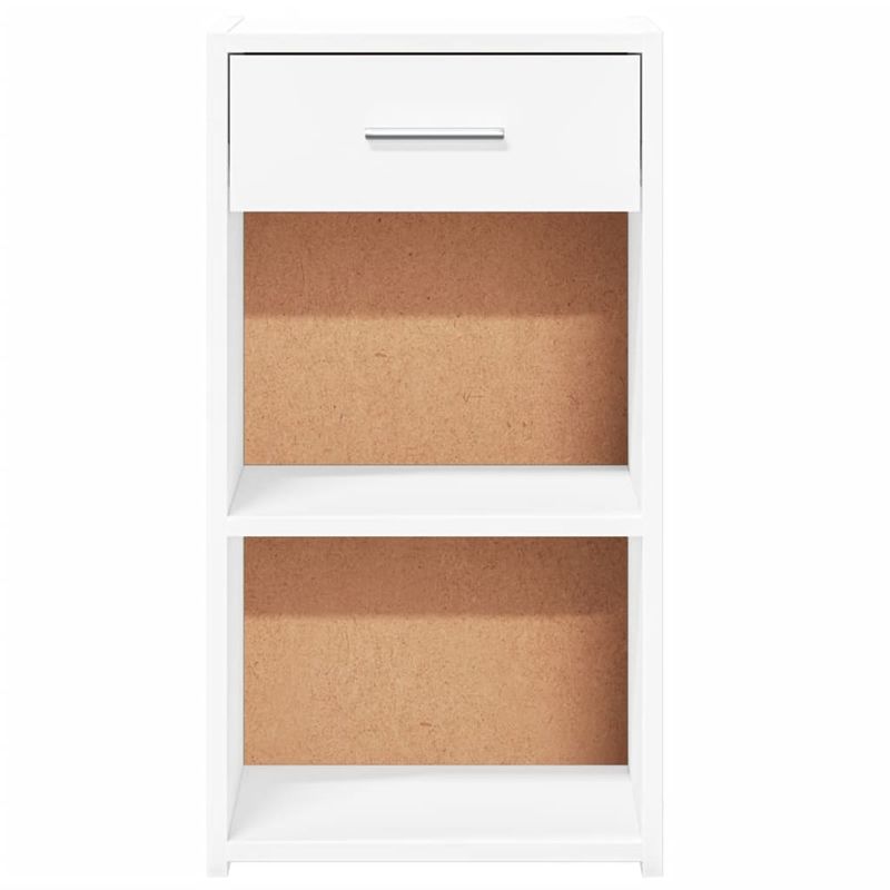 Casa si Gradina - Mobilier - Comode si corpuri - Noptiere - Noptiere, 2 buc., alb, 35x34x65 cm, lemn compozit - Infinity.ro