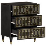 Casa si Gradina - Mobilier - Comode si corpuri - Noptiere - Noptiera, 50x33x60 cm, lemn masiv de mango - Infinity.ro