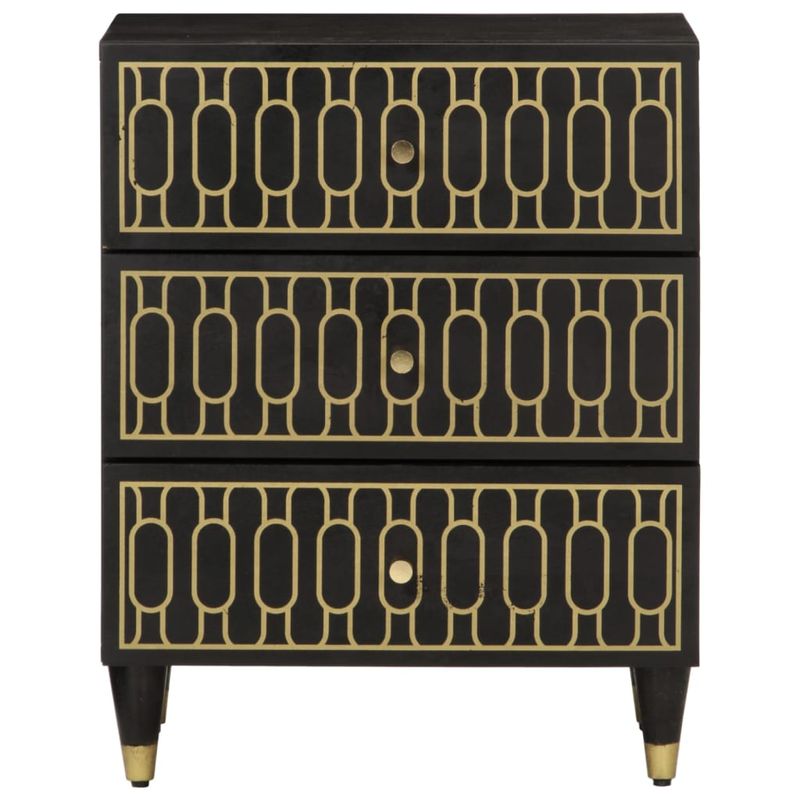 Casa si Gradina - Mobilier - Comode si corpuri - Noptiere - Noptiera, 50x33x60 cm, lemn masiv de mango - Infinity.ro