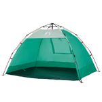 Sport si Outdoor - Camping - Corturi camping - Cort camping 2 persoane verde marin impermeabil setare rapida - Infinity.ro
