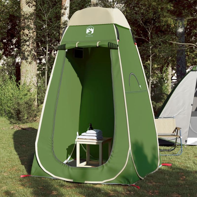 Sport si Outdoor - Camping - Corturi camping - Cort de intimitate pop-up, verde, impermeabil - Infinity.ro