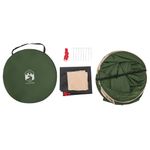 Sport si Outdoor - Camping - Corturi camping - Cort de intimitate pop-up, verde, impermeabil - Infinity.ro