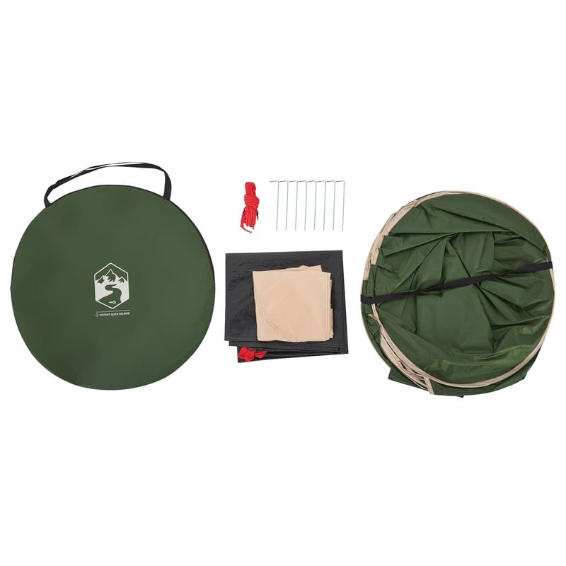 Sport si Outdoor - Camping - Corturi camping - Cort de intimitate pop-up, verde, impermeabil - Infinity.ro