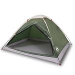 Sport si Outdoor - Camping - Corturi camping - Cort de camping cupola pentru 4 persoane, verde, impermeabil - Infinity.ro