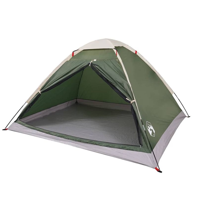 Sport si Outdoor - Camping - Corturi camping - Cort de camping cupola pentru 4 persoane, verde, impermeabil - Infinity.ro