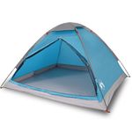 Sport si Outdoor - Camping - Corturi camping - Cort de camping cupola pentru 2 persoane, albastru, impermeabil - Infinity.ro