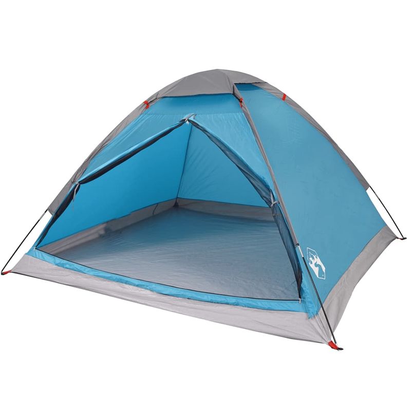 Sport si Outdoor - Camping - Corturi camping - Cort de camping cupola pentru 2 persoane, albastru, impermeabil - Infinity.ro