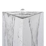 Casa si Gradina - Gradina si terasa - Decoratiuni exterior - Ornamente gradina - Fantana de gradina cu pompa 76 cm otel inoxidabil triunghiular - Infinity.ro