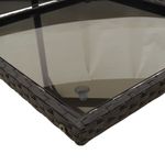 Casa si Gradina - Gradina si terasa - Mobilier exterior - Seturi mobila gradina - Set mobilier de gradina cu perne, 5 piese, negru, poliratan - Infinity.ro