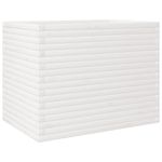 Casa si Gradina - Gradinarit si plante - Plante si ghivece - Ghivece si suporturi - Jardiniera de gradina, alb, 90x60x68,5 cm, lemn masiv de pin - Infinity.ro