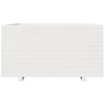 Casa si Gradina - Gradinarit si plante - Plante si ghivece - Ghivece si suporturi - Jardiniera de gradina, alb, 90x90x49,5 cm, lemn masiv de pin - Infinity.ro