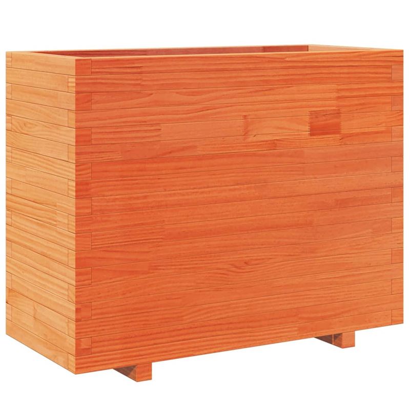 Casa si Gradina - Gradinarit si plante - Plante si ghivece - Ghivece si suporturi - Jardiniera gradina, maro ceruit, 90x40x72,5 cm, lemn masiv pin - Infinity.ro