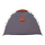Sport si Outdoor - Camping - Corturi camping - Cort camping cupola 4 persoane, gri/portocaliu, setare rapida - Infinity.ro