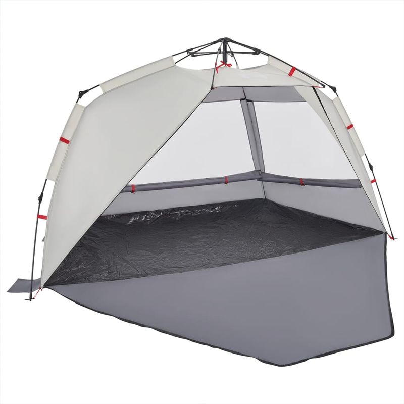Sport si Outdoor - Camping - Corturi camping - Cort camping 3 persoane gri impermeabil setare rapida - Infinity.ro