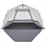 Sport si Outdoor - Camping - Corturi camping - Cort camping 3 persoane gri impermeabil setare rapida - Infinity.ro