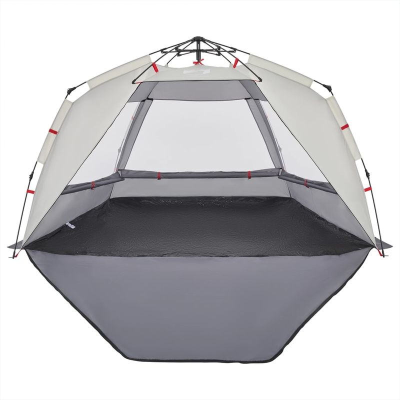 Sport si Outdoor - Camping - Corturi camping - Cort camping 3 persoane gri impermeabil setare rapida - Infinity.ro