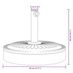 Casa si Gradina - Gradina si terasa - Umbrele si pavilioane - Umbrele - Suport umbrela pentru stalpi Ø38 / 48 mm, 25 kg, rotund - Infinity.ro