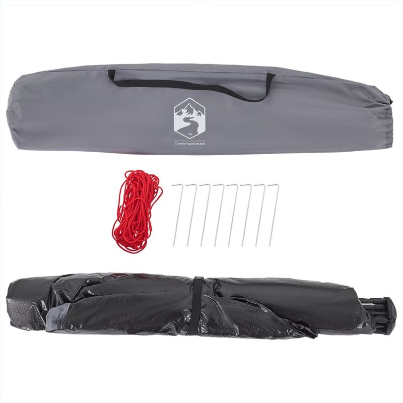 Sport si Outdoor - Camping - Corturi camping - Cort camping 3 persoane gri impermeabil setare rapida - Infinity.ro