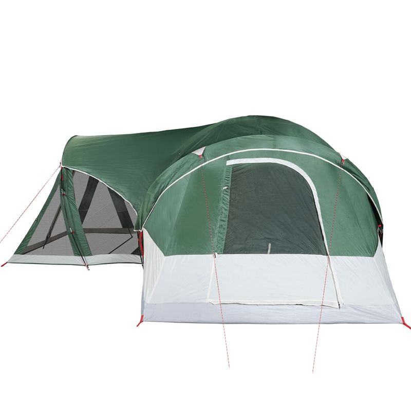Sport si Outdoor - Camping - Corturi camping - Cort de familie Tipi pentru 8 persoane, verde, impermeabil - Infinity.ro