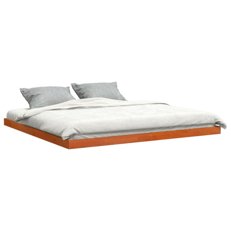 Casa si Gradina - Mobilier - Paturi si accesorii - Paturi - Cadru de pat, maro ceruit, 180x200 cm, lemn masiv de pin - Infinity.ro
