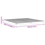 Casa si Gradina - Mobilier - Paturi si accesorii - Paturi - Cadru de pat, maro ceruit, 180x200 cm, lemn masiv de pin - Infinity.ro