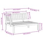 Casa si Gradina - Gradina si terasa - Mobilier exterior - Canapele si fotolii gradina - Canapea coltar de gradina din paleti, lemn masiv acacia - Infinity.ro