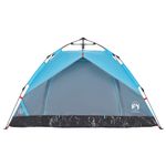 Sport si Outdoor - Camping - Corturi camping - Cort de camping cupola 3 persoane, setare rapida, albastru - Infinity.ro